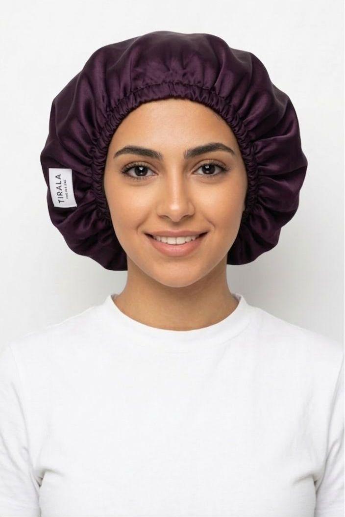 Tirala Double Layered Silk Bonnet