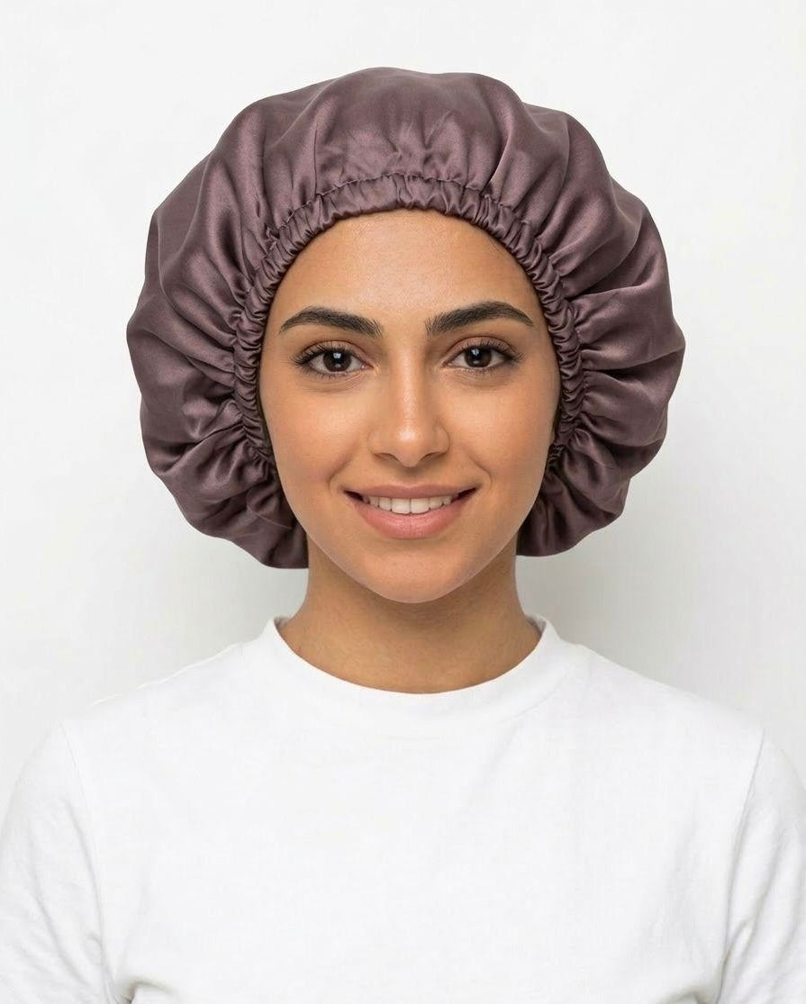 Tirala Double Layered Silk Bonnet
