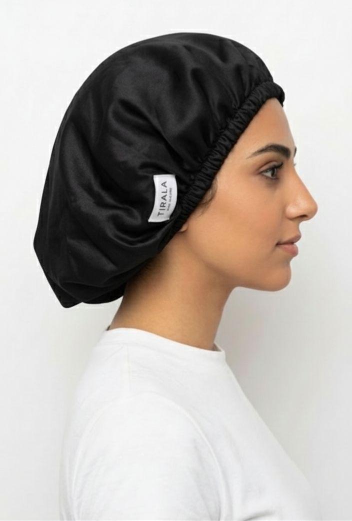 Tirala Double Layered Silk Bonnet