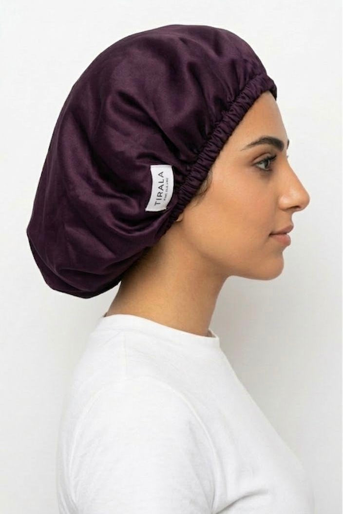 Tirala Double Layered Silk Bonnet