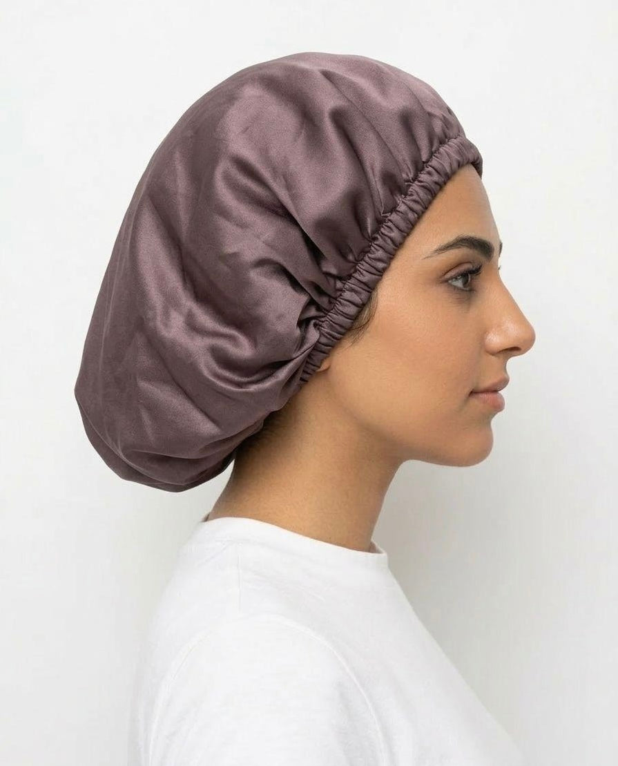 Tirala Double Layered Silk Bonnet