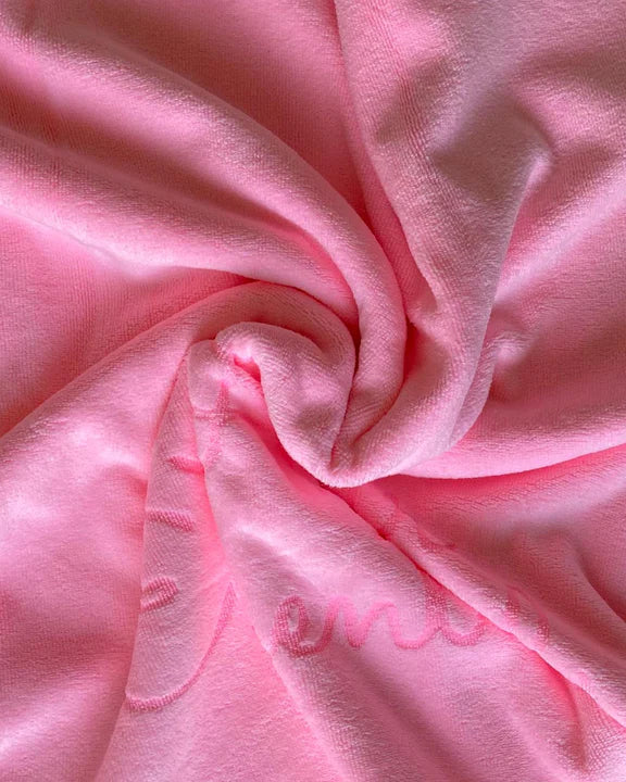hair essentials microfibre towel - Pink